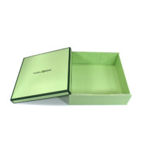 Green rigid foable box with lid off - Image 3