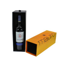 Yellow Drawer style wine packaging box - Image 3