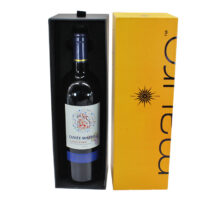 Yellow Drawer style wine packaging box