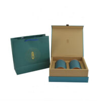Tea can packaging box with paper insert - Image 2